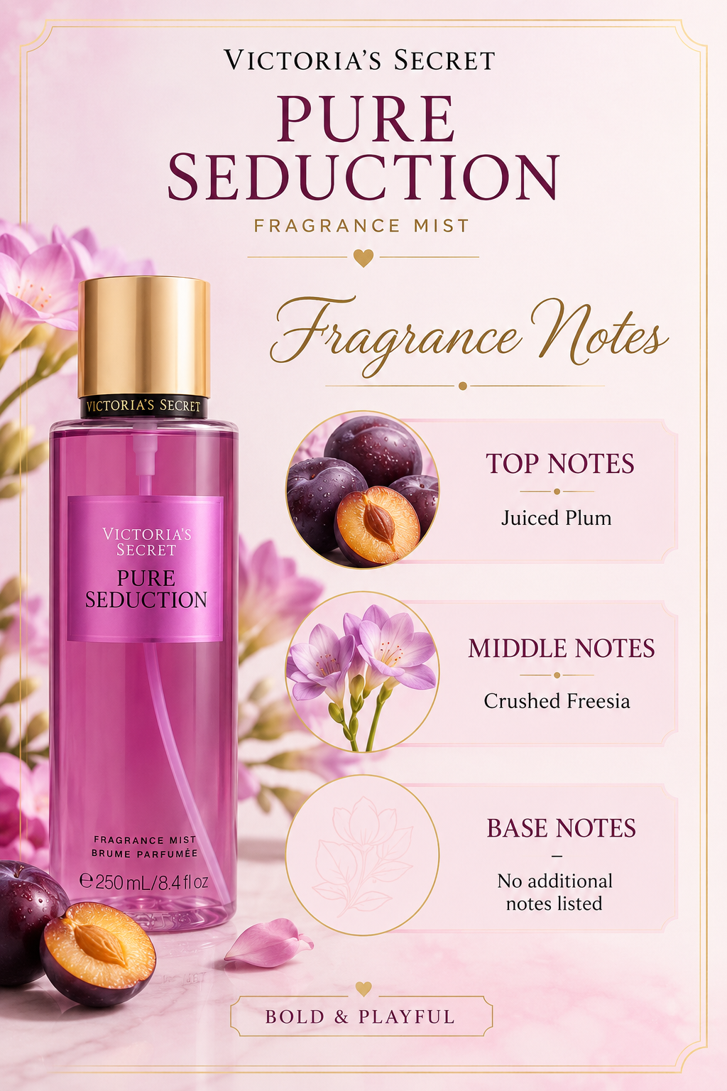 Victoria's Secret Pure Seduction Fragrance Mist 250mL for Women