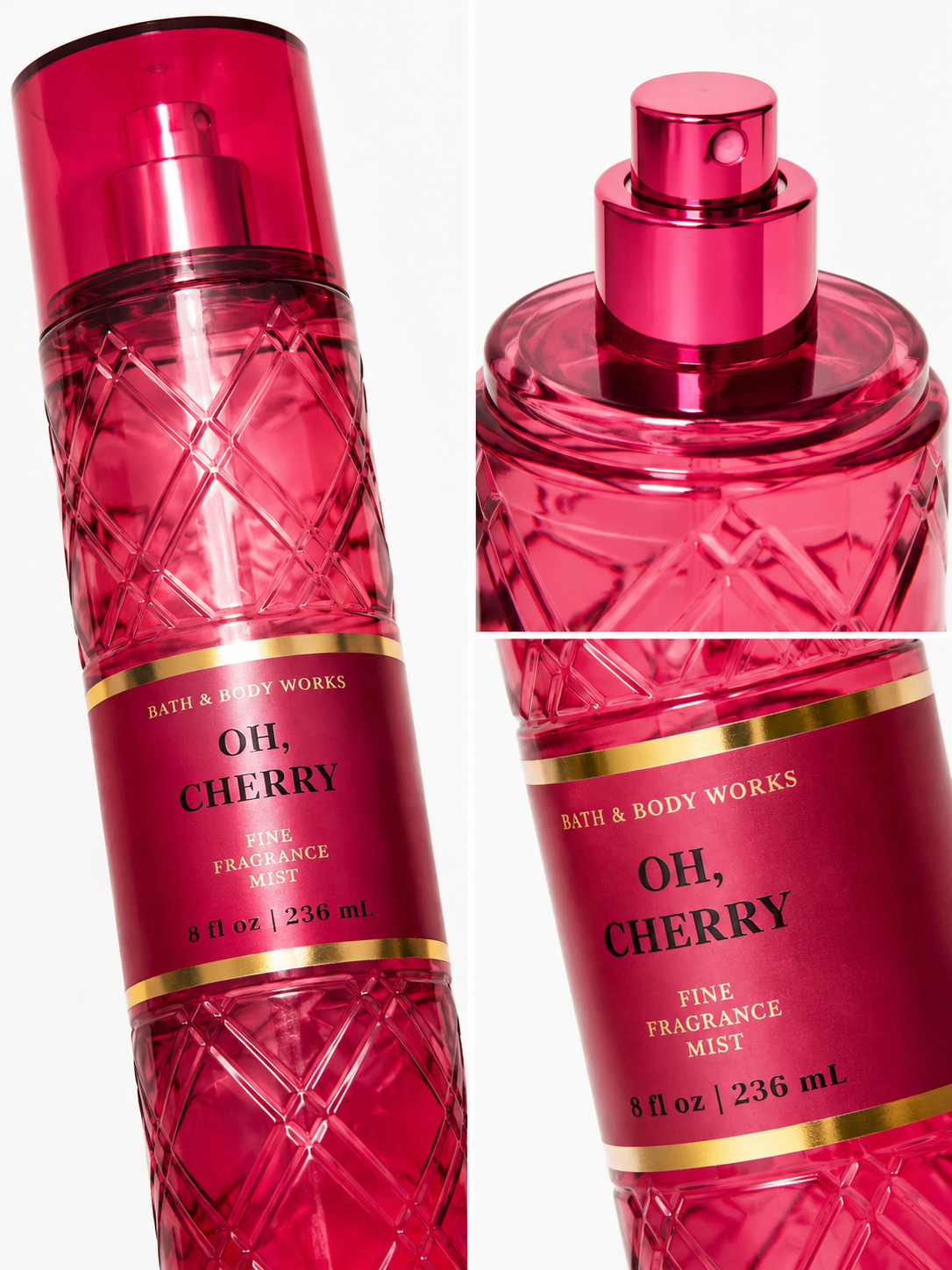Oh, Cherry Fine Fragrance Mist β Sweet Cherry & Magnolia Body Spray 236ml
