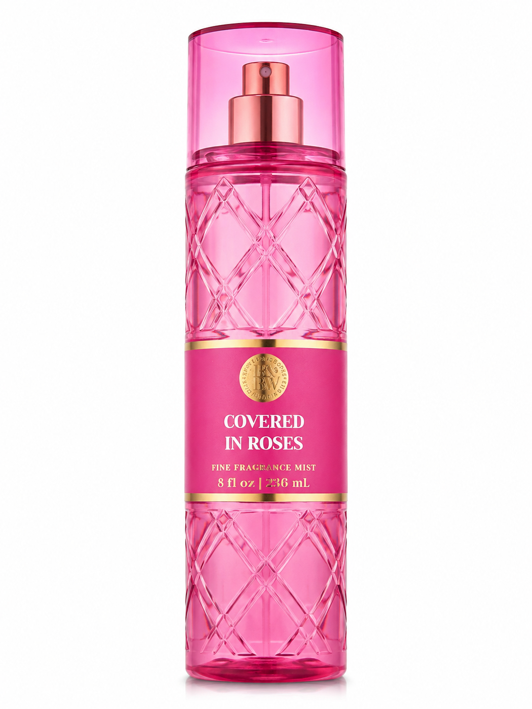 Covered In Roses Fine Fragrance Mist – Sweet Rose & Amber Body Spray 236ml