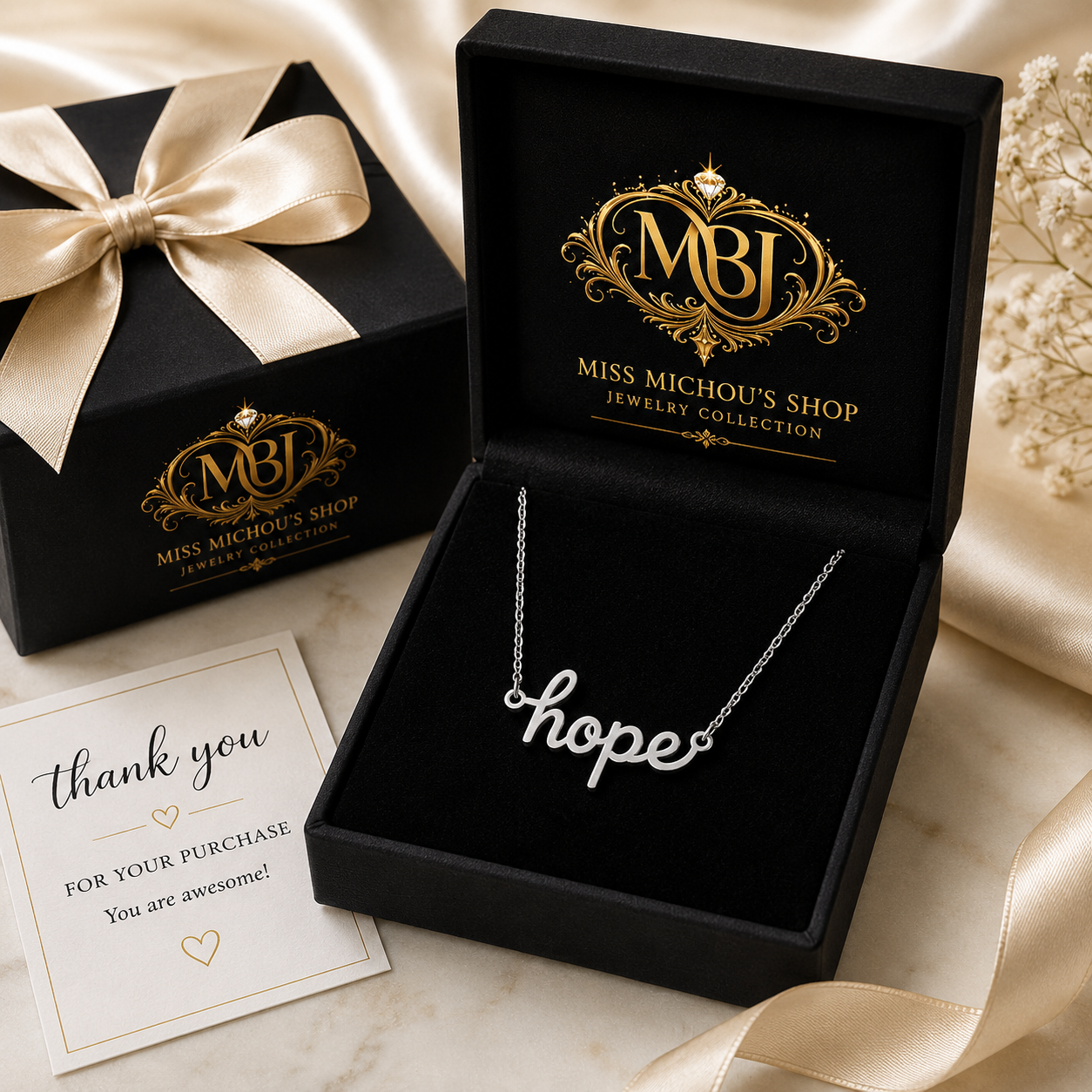Silver Hope Necklace