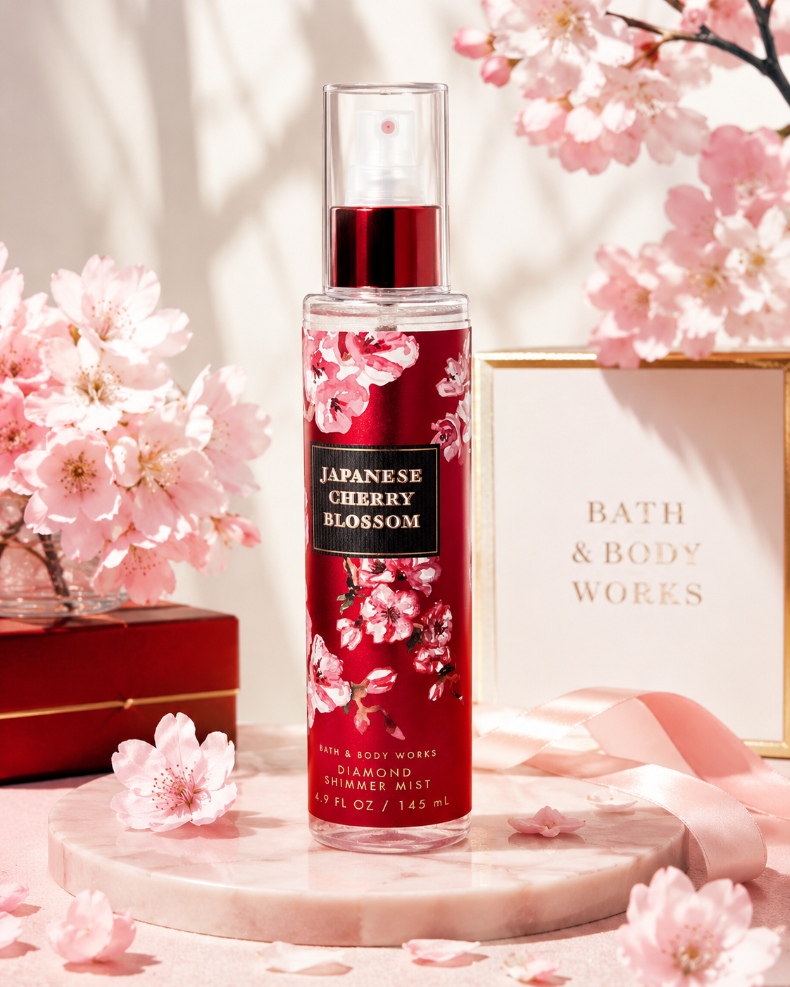 Bath & Body Works Japanese Cherry Blossom Diamond Shimmer Mist