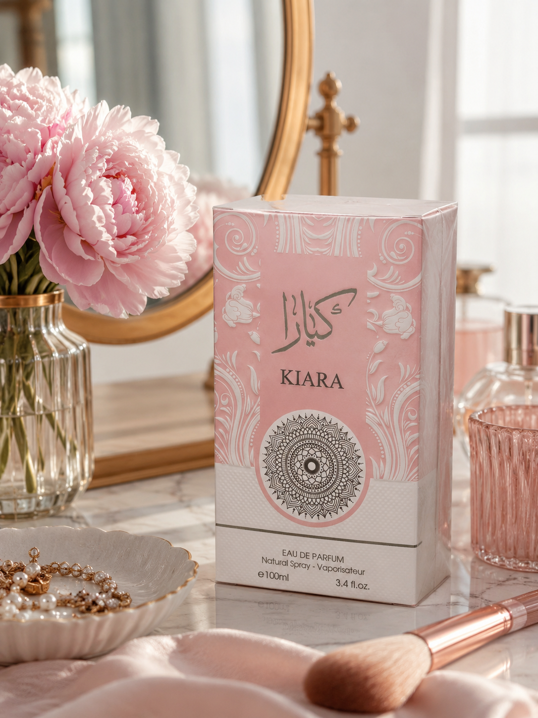 KIARA Eau de Parfum for Women 100ml (3.4 fl oz) | Floral Feminine Perfume | Fragrance Couture