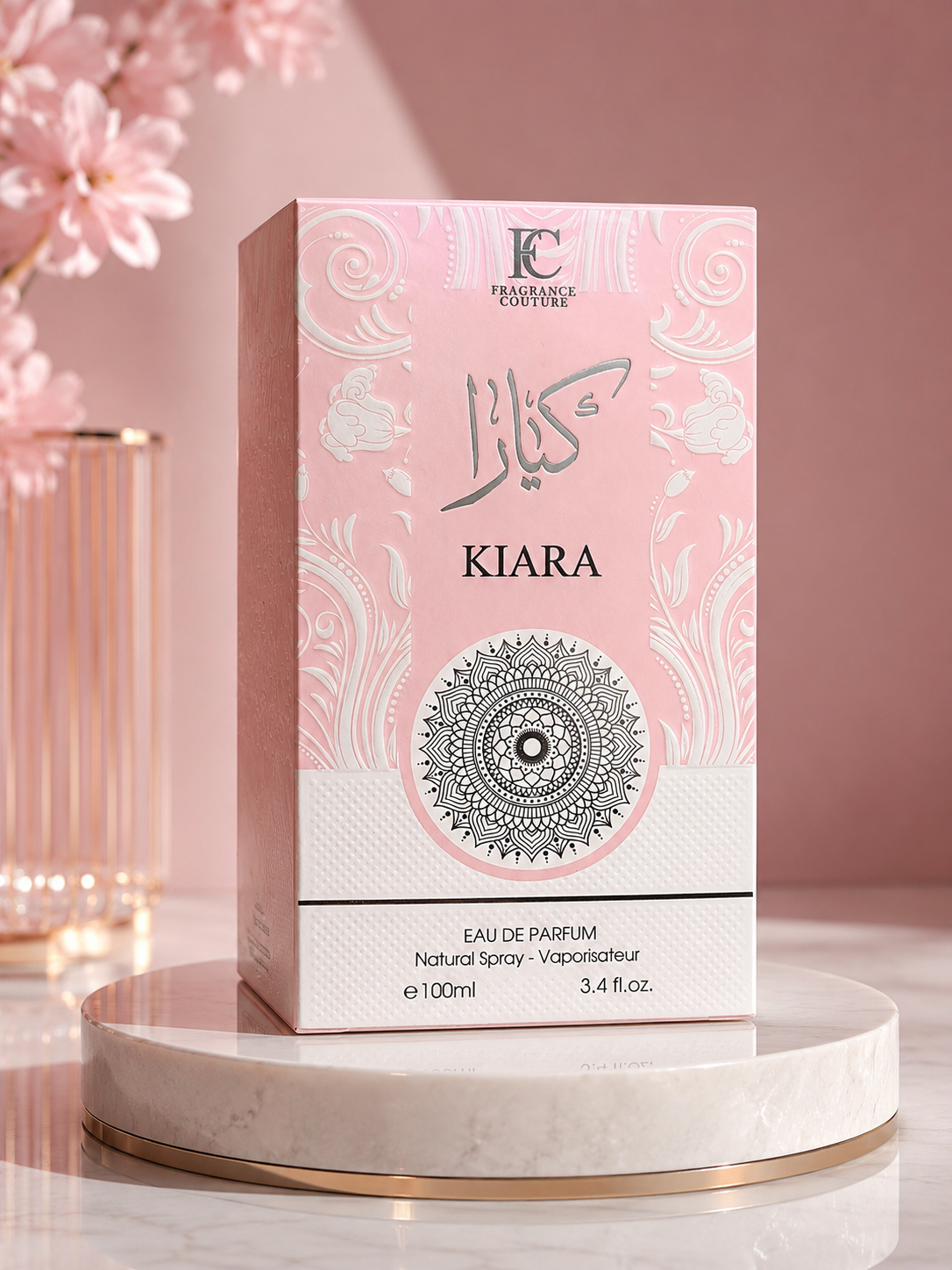 KIARA Eau de Parfum for Women 100ml (3.4 fl oz) | Floral Feminine Perfume | Fragrance Couture