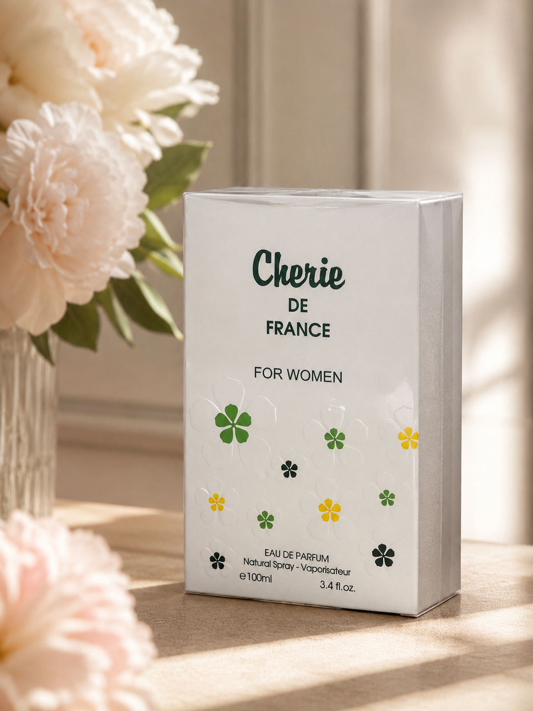 Cherie De France Eau De Parfum for Women 100ml (3.4 fl oz) – Elegant Floral Women's Perfume | Long Lasting Fragrance