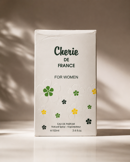 Cherie De France Eau De Parfum for Women 100ml (3.4 fl oz) – Elegant Floral Women's Perfume | Long Lasting Fragrance