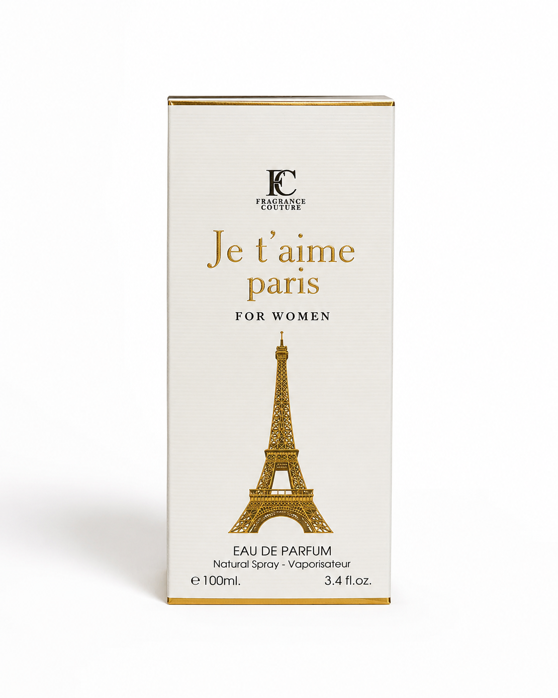 Je t'aime Paris Eau de Parfum for Women 100ml (3.4 fl oz) – Fragrance Couture Floral Perfume