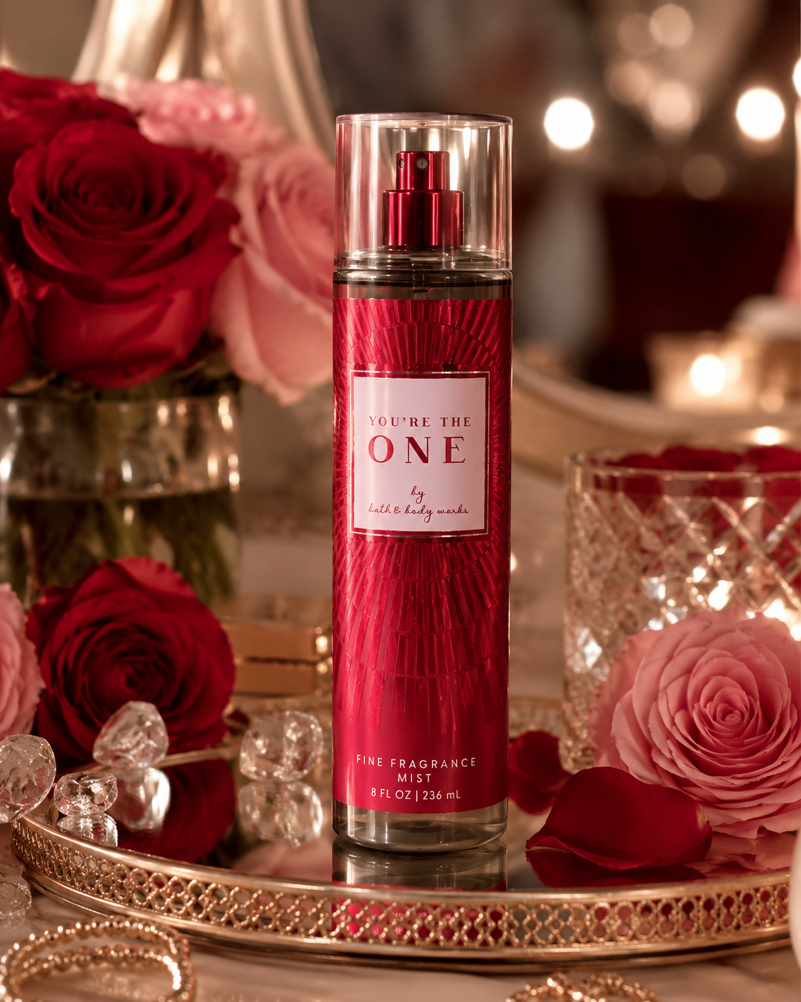 You're The One Fine Fragrance Mist by Bath & Body Works | Rose & Strawberry Fragrance Mist 236ml