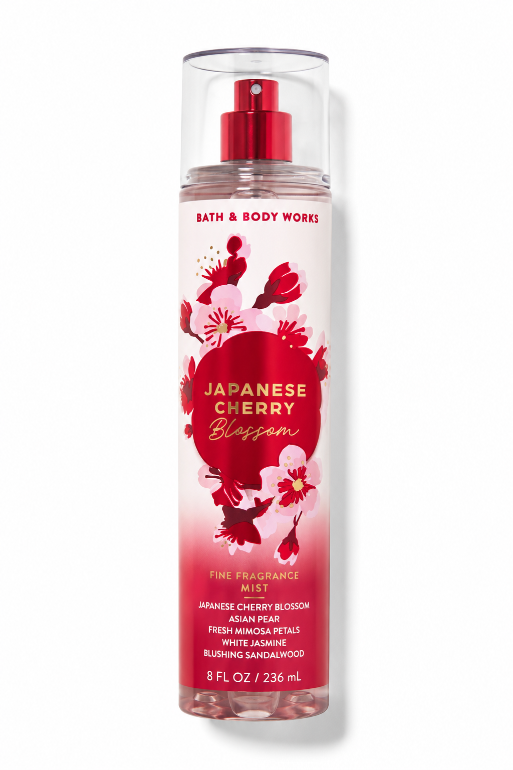 Bath & Body Works Japanese Cherry Blossom Fine Fragrance Mist – 8 fl oz / 236 mL