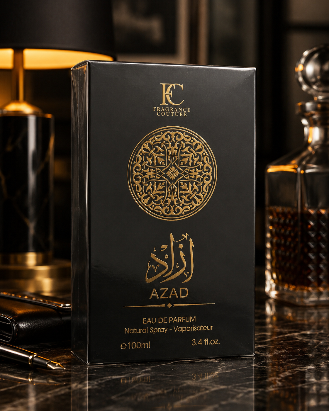 Fragrance Couture AZAD Eau de Parfum for Men – 100 mL (3.4 fl oz)