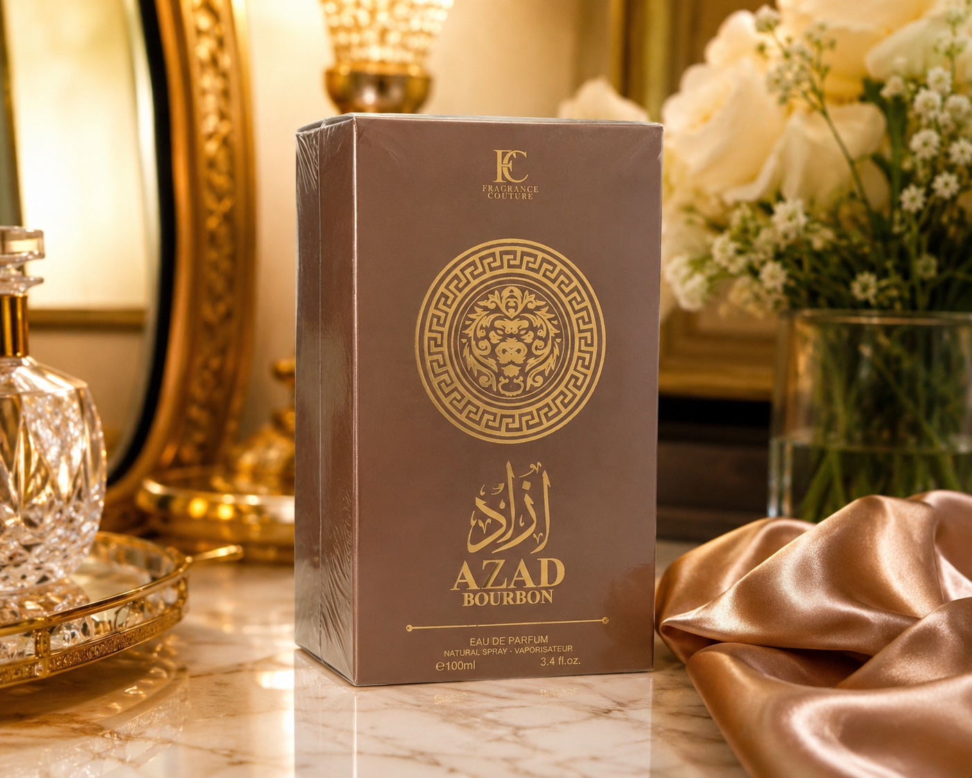 AZAD Bourbon Eau de Parfum for Men – 100 mL (3.4 fl oz) | Fragrance Couture