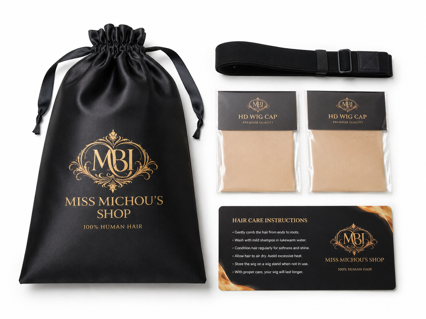 12" Deep Curly Lace Wig – 100% Human Hair Natural Black | Miss Michou's Shop