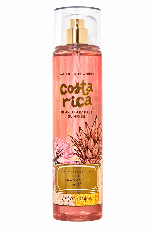 Costa Rica Pink Pineapple Sunrise Fine Fragrance Mist – Tropical Pineapple Body Spray 236ml