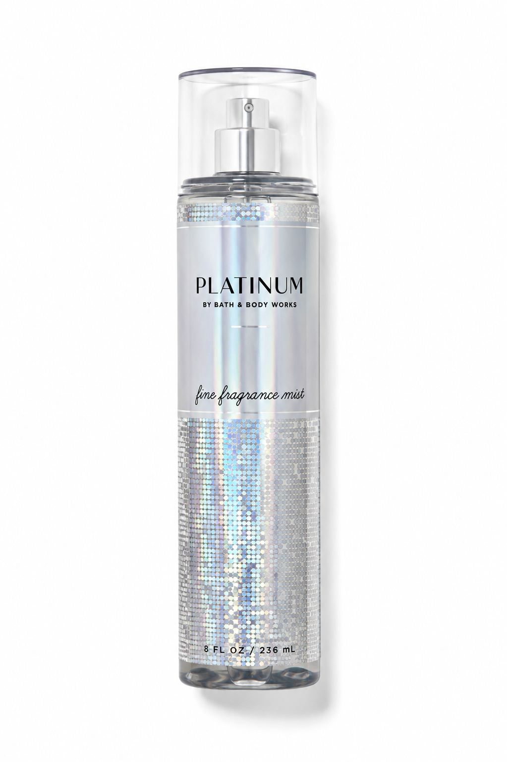 Bath & Body Works Platinum Fine Fragrance Mist – Sparkling Bergamot, Silver Blooms & Patchouli Musk (8 oz)