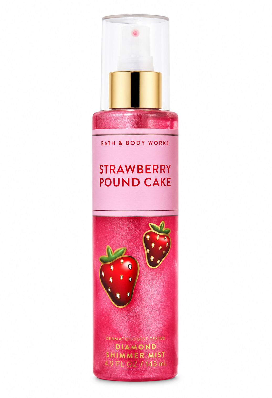 Bath & Body Works Strawberry Pound Cake Diamond Shimmer Mist