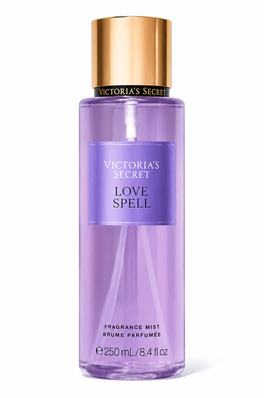 Victoria's Secret Love Spell Fragrance Mist 250 mL | Cherry Blossom & Fresh Peach Body Mist